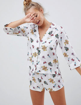 Patch Pocket High Waist shorts