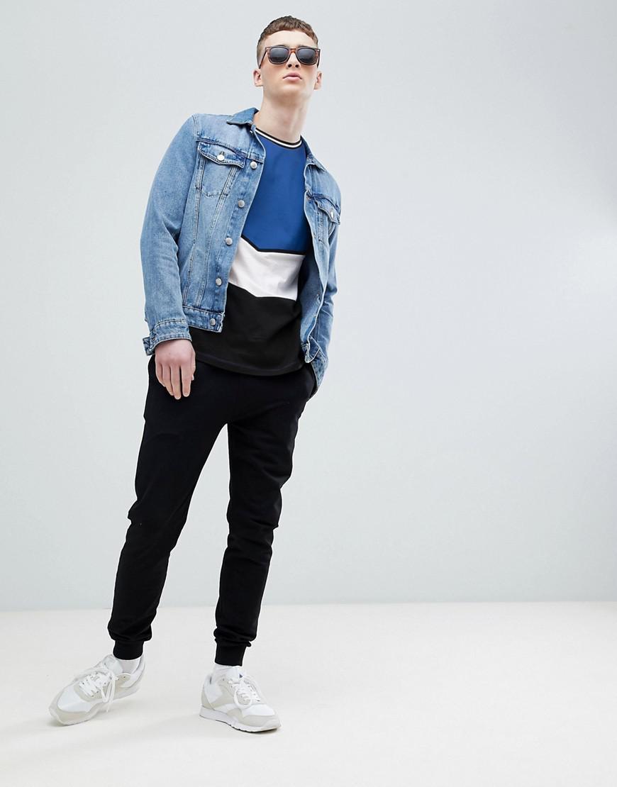 Panel Dip Dye And Raw Edge